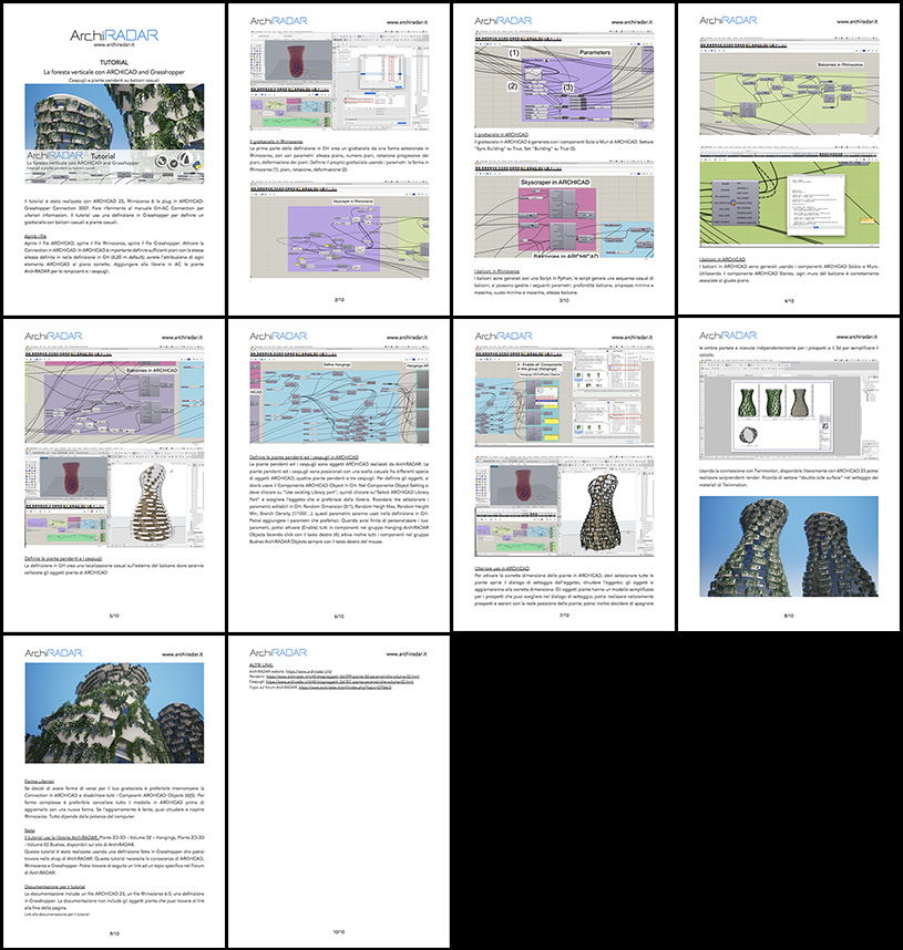 Tutorial Rhino Grasshopper Archicad vertical forest