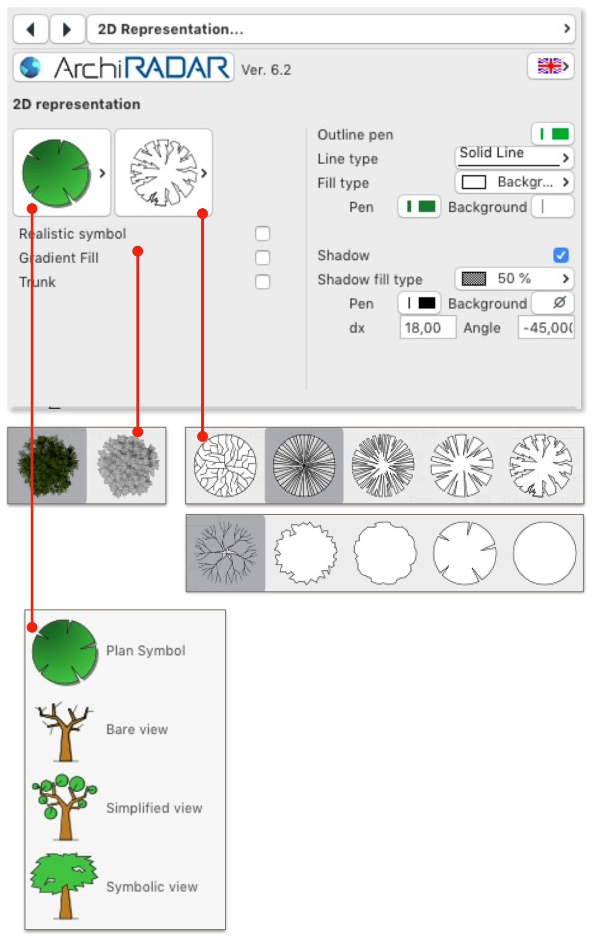 2D 3D plants 15 1 interfaccia